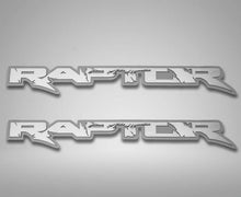 Load image into Gallery viewer, 2010-2014 FORD RAPTOR - RAPTOR DELUXE EMBLEM(S) | STAINLESS STEEL, CHOOSE FINISH &amp; SIZE | 12&quot; Polished on Brushed - 2Pc
