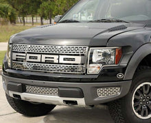 Load image into Gallery viewer, 2010-2014 FORD RAPTOR - LOWER FRONT GRILLE 3PC | STAINLESS STEEL, CHOOSE FINISH | Brushed
