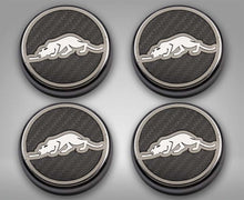 Load image into Gallery viewer, 1997-2002 PLYMOUTH PROWLER - ENGINE FLUID CAP COVERS &quot;KAT STYLE&quot; 4PC | REAL CARBON FIBER
