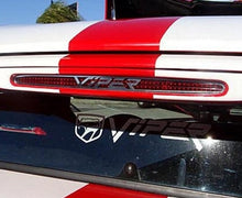 Load image into Gallery viewer, 1992-2002 DODGE VIPER - 3RD BRAKE LIGHT TRIM WITH &#39;VIPER&#39; SCRIPT | POLISHED STAINLESS STEEL
