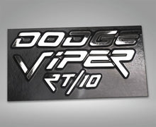 Load image into Gallery viewer, 1992-2002 DODGE VIPER - REAR BUMPER LETTERS &#39;DODGE&#39; &amp; &#39;RT 10&#39; | POLISHED STAINLESS STEEL
