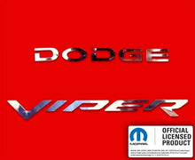 Load image into Gallery viewer, 2003-2010 DODGE VIPER - REAR BUMPER &#39;DODGE&#39; &amp; &#39;VIPER&#39; LETTERS | POLISHED STAINLESS STEEL
