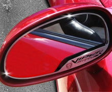 Load image into Gallery viewer, 2003-2004 DODGE VIPER - SIDE VIEW MIRROR TRIM &quot;VIPER SRT-10&quot; &amp; VIPER HEAD 2PC | BRUSHED STAINLESS
