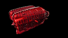 Load image into Gallery viewer, Corvette C8 Z06 Edge Red LT6 Engine Intake Manifold Cover OEM GM Custom Painted Carbon Fiber
