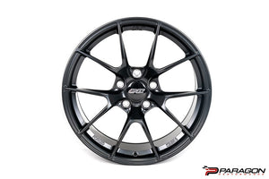 APEX VS-5RS 19X9, 20X11.5 FORGED C8 CORVETTE WHEELS - SATIN BLACK