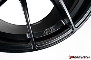 APEX VS-5RS 19X9, 20X11.5 FORGED C8 CORVETTE WHEELS - SATIN BLACK