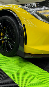 Corvette C7 Stage 3 Aerodynamic Full Body Kit Splitter Rocker Panels Spoiler Winglets