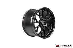 BRIXTON FORGED RF10 C8 CORVETTE WHEELS - 20X9, 21X12 - SATIN BLACK