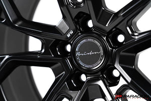 BRIXTON FORGED RF10 C8 CORVETTE WHEELS - 20X9, 21X12 - SATIN BLACK