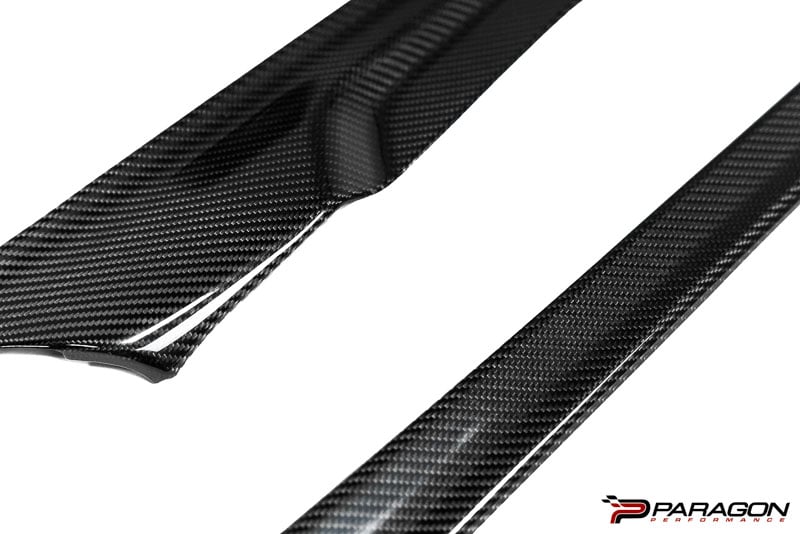 CCS C8 CORVETTE CARBON FIBER LOWER CENTER CONSOLE TRIM OVERLAYS ...