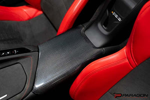 CCS C8 CORVETTE CARBON FIBER CENTER CONSOLE LID OVERLAY