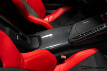 Load image into Gallery viewer, CCS C8 CORVETTE CARBON FIBER CENTER CONSOLE LID OVERLAY
