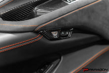 Load image into Gallery viewer, CCS C8 CORVETTE CARBON FIBER LOCK TRIM OVERLAY
