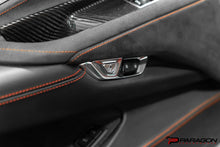 Load image into Gallery viewer, CCS C8 CORVETTE CARBON FIBER LOCK TRIM OVERLAY
