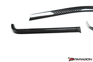 C8 CORVETTE CARBON FIBER INTERIOR TRIM - 3 PC KIT