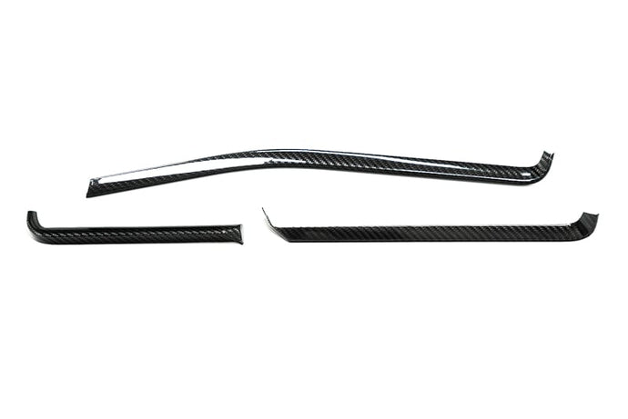 C8 CORVETTE CARBON FIBER INTERIOR TRIM - 3 PC KIT