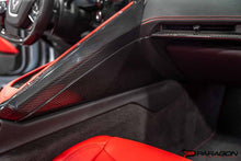 Load image into Gallery viewer, CCS C8 CORVETTE CARBON FIBER CENTER CONSOLE SIDE TRIM
