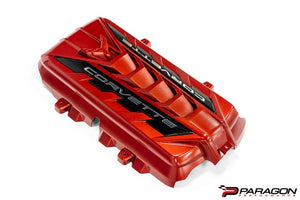 C8 CORVETTE LT2 RED ENGINE COVER