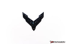 Load image into Gallery viewer, C8 CORVETTE STEALTH HOOD EMBLEM - CARBON FLASH
