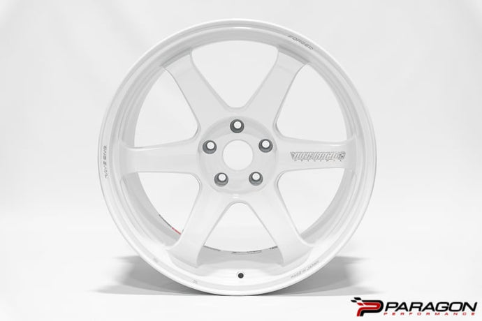 VOLK RACING TE37 C8 CORVETTE 19X9.5 ET36, 20X11 ET39 - DASH WHITE