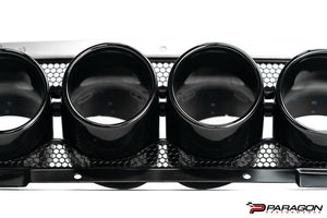 C8 CORVETTE Z06 BLACK CENTER OEM EXHAUST TIPS