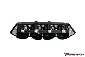 C8 CORVETTE Z06 BLACK CENTER OEM EXHAUST TIPS