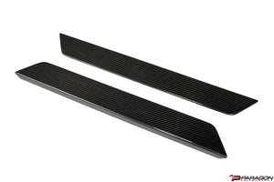 CCS C8 CORVETTE CARBON FIBER DOOR SILL PLATE COVERS