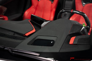 CCS CARBON FIBER DASHBOARD INSTRUMENT HUD COVERS - SIDES