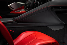 Load image into Gallery viewer, CCS C8 CORVETTE CARBON FIBER LOWER CENTER CONSOLE TRIM OVERLAYS
