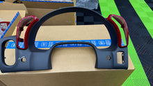 Load image into Gallery viewer, 2005 - 2013 Corvette C6 Z06 ZR1 Grand Sport Gauge Cluster Speedo Bezel Trim COBALT RED Pods
