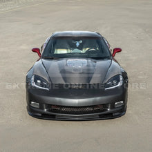 Load image into Gallery viewer, 2006 - 2013 Corvette C6 Z06 ZR1 Grand Sport Style Widebody Front Bumper - Aftermarket - Primer Black or Custom Painted
