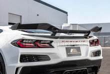 Load image into Gallery viewer, Corvette C8 Z06 Conversion Style Rear High Wing Spoiler Carbon Fiber
