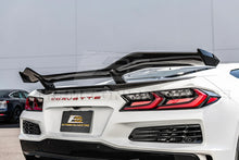 Load image into Gallery viewer, Corvette C8 Z06 Conversion Style Rear High Wing Spoiler Carbon Fiber
