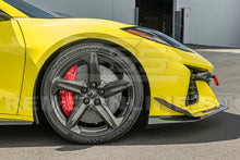 Load image into Gallery viewer, Stingray Corvette C8 Z06 E-Ray XL Splash Guards Mud Flaps Carbon Fiber Custom Painted
