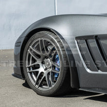 Load image into Gallery viewer, 2005-13 Corvette C6 Z06 ZR1 CARBON FIBER or Custom Painted Splash Guard Mud Flaps - Widebody
