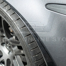 Load image into Gallery viewer, 2005-13 Corvette C6 Z06 ZR1 CARBON FIBER or Custom Painted Splash Guard Mud Flaps - Widebody
