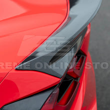 Load image into Gallery viewer, Corvette C8 Stingray Rear Ducktail Spoiler Custom Painted or Carbon Fiber Hydro
