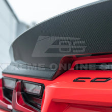 Load image into Gallery viewer, Corvette C8 Stingray Rear Ducktail Spoiler Custom Painted or Carbon Fiber Hydro

