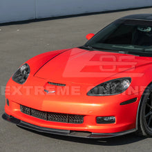 Load image into Gallery viewer, Carbon Fiber Corvette C6 Grand Sport Z06 Front Splitter Lip ZR1 Conversion
