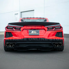 Load image into Gallery viewer, Corvette C8 Stingray Rear Ducktail Spoiler Custom Painted or Carbon Fiber Hydro
