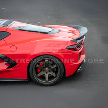 Load image into Gallery viewer, Corvette C8 Stingray Rear Ducktail Spoiler Custom Painted or Carbon Fiber Hydro
