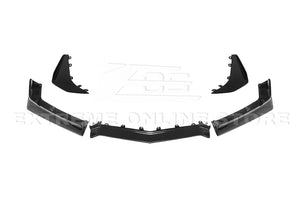 Chevrolet Stingray Corvette C8 Z06 / E-RAY Front Splitter with Canards Carbon Fiber Custom Painted