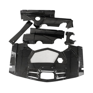 Carbon Fiber 5 Piece Engine Bay Set - Lamborghini Aventador