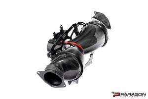 EVENTURI C8 HTC CORVETTE CARBON FIBER INTAKE SYSTEM WITH CLEAR LID - CONVERTIBLE