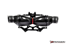 Load image into Gallery viewer, EVENTURI C8 CORVETTE CARBON FIBER INTAKE SYSTEM WITH CLEAR COVER
