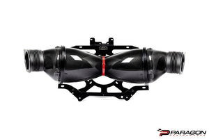 EVENTURI C8 HTC CORVETTE CARBON FIBER INTAKE SYSTEM WITH CLEAR LID - CONVERTIBLE