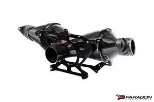 EVENTURI C8 HTC CORVETTE CARBON FIBER INTAKE SYSTEM WITH CLEAR LID - CONVERTIBLE