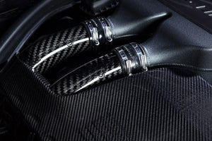 Eventuri BMW F8X M2C / M3 / M4 S55 Black Carbon Charge Pipe Set