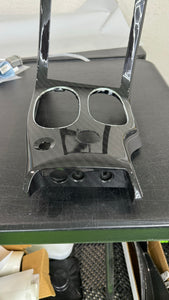 2005 - 2013 Corvette C6 Carbon Fiber Center Console Radio Bezel Trim with F55 OEM GM NEW