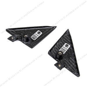 Carbon Fiber Outer Door Triangle Trim - Ferrari 458 Spider/Coupe